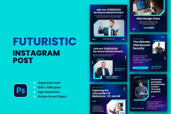 7 Futuristic Instagram Post Templates to Elevate Your Feed