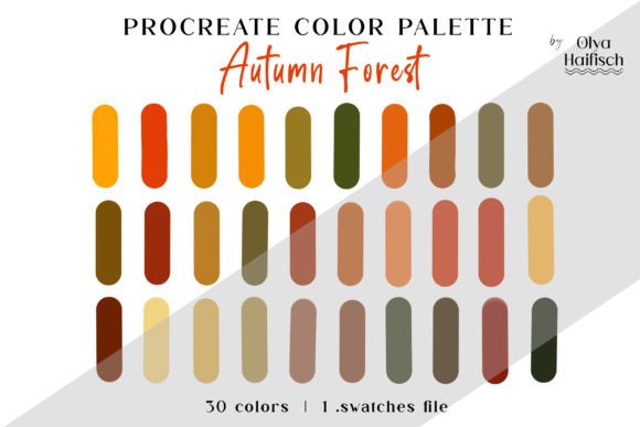 Capture Autumn's Glow: A Procreate Palette for Fall Projects