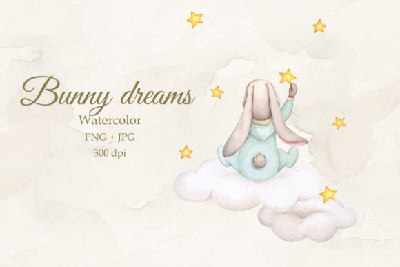 Charming Watercolor Bunnies for Creative Projects