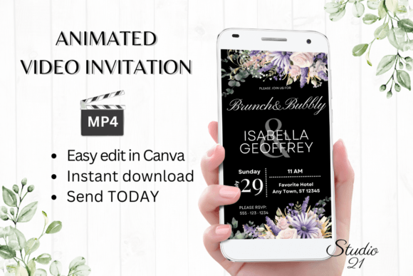 Effortless Elegance: Your Digital Wedding Brunch Invite Solution