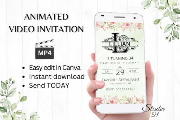 Elevate Your Event with the Smartphone Invitation Template