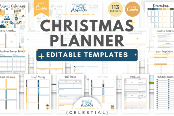 Master Your Holiday Chaos with Christmas Planner Canva Templates