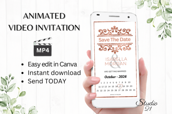 Modern Invitations Made Simple with Minimalist Save the Date W2926B