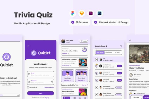 Quizlet: Trivia Quest Mobile App