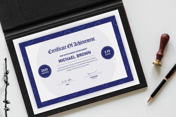 The Professional Edge: Crafting a Certificate of Achievement