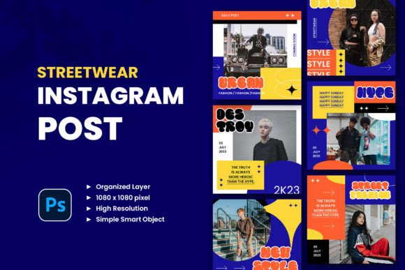 Urban Streetwear Instagram Post Templates: Your Feed's New Edge